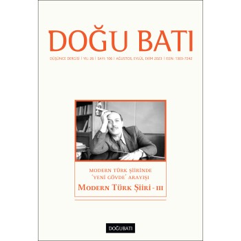 Doğu Batı Sayı 106: Modern Türk Şiiri - III