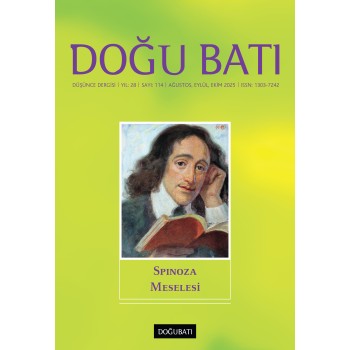 Doğu Batı Sayı 114: Spinoza Meselesi Doğu Batı Sayı 114: Spinoza Meselesi