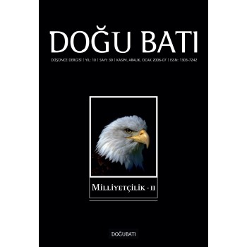 Doğu Batı Sayı 39: Milliyetçilik - II