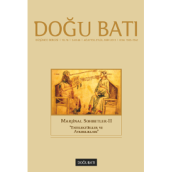 Doğu Batı Sayı 66: Marjinal Sohbetler - II