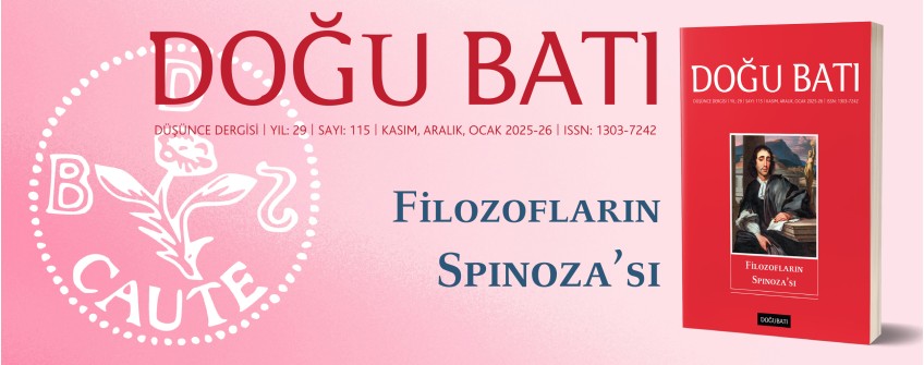 Doğu Batı Sayı 115: Filozofların Spinoza'sı